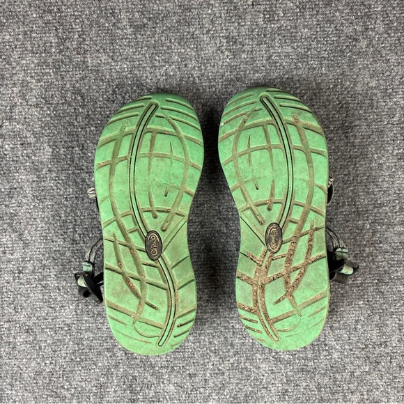 CHACO Women’s Zx/2 Dual Adjustable Straps Classic Samdals Blue/Purple/Green sz 9 - Picture 5 of 10